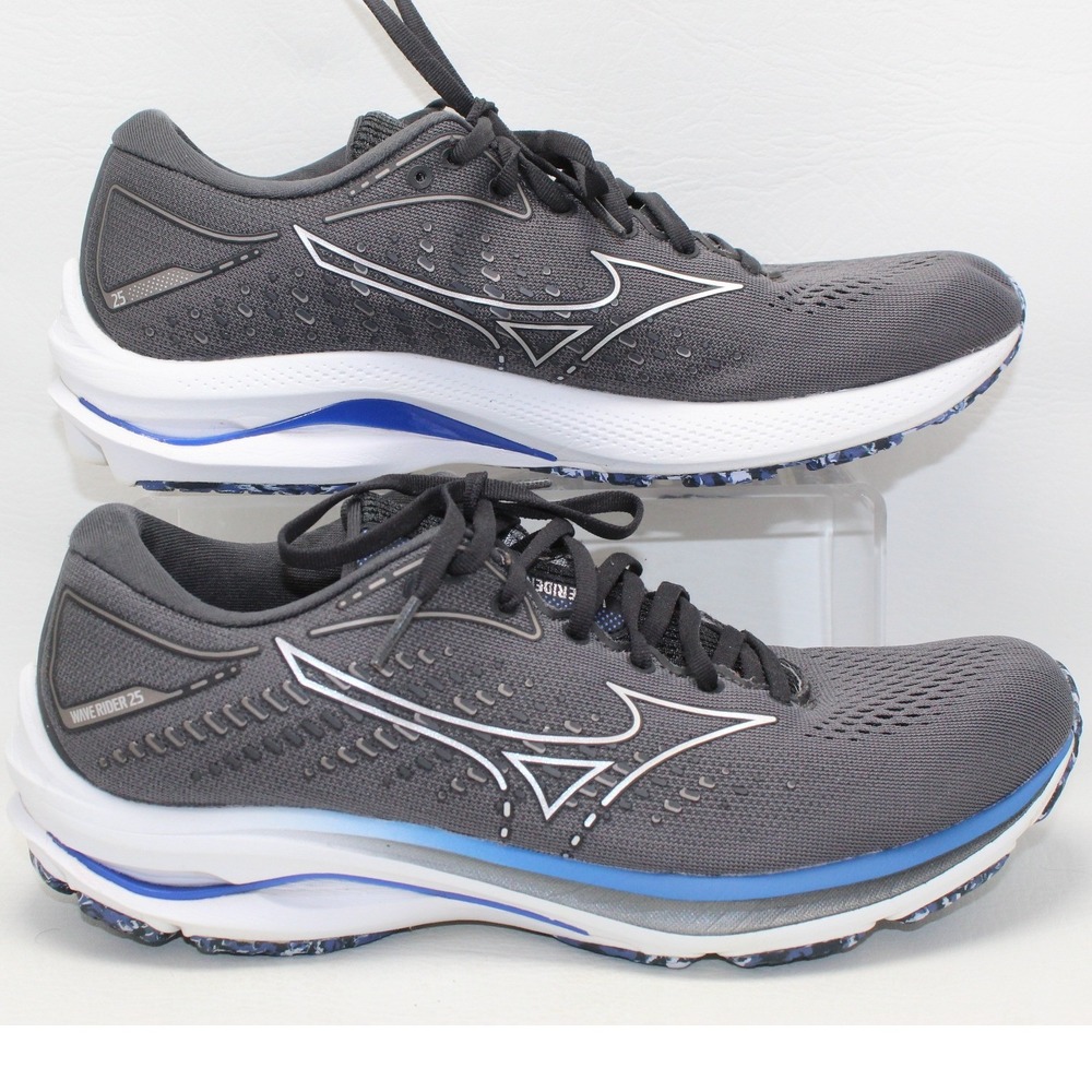 Mizuno Wave Rider 25 Mens Running Shoes Grey Blue J1GC210393 Size 8.5